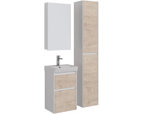 Тумба дуб кантри/белый глянец 42,6 см Lemark Combi LM03C45T-dub