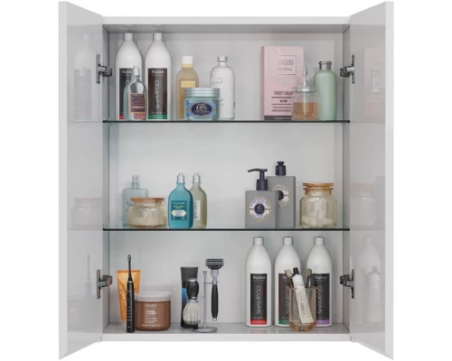 Шкаф двустворчатый 60x75 см белый глянец Lemark Combi LM03C60SH