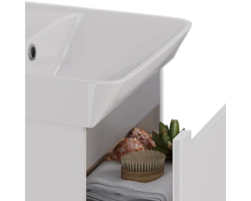 Тумба белый глянец 57,5 см Lemark Buno mini LM05BM60T