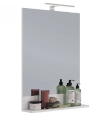 Зеркало 60x80 см белый глянец Lemark Romance LM07R60Z