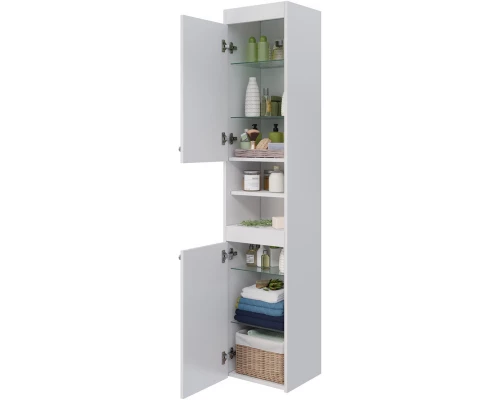 Пенал подвесной белый глянец L/R Lemark Romance LM07R35P