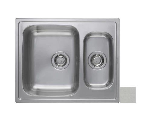 Кухонная мойка декоративная сталь Longran Lotus LTL615.500 15XT8P