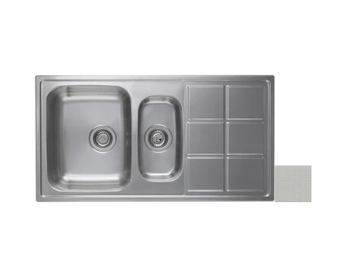 Кухонная мойка декоративная сталь Longran Lotus LTL950.500 15XT8P