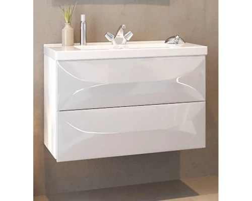 Тумба белый глянец 78,8 см Marka One Elegant У69407