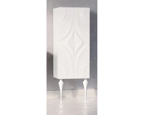 Пенал напольный белый глянец Marka One Angel У67291