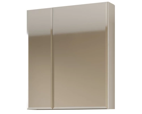 Зеркальный шкаф 70x80 см белый Marka One У37179