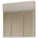 Зеркальный шкаф 80x80 см белый Marka One У37180
