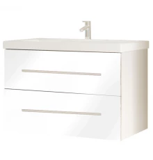 Тумба белый глянец 59 см Marka One Mix У56083