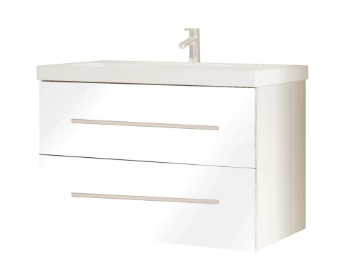 Тумба белый глянец 79 см Marka One Mix У56082