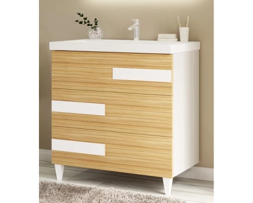 Тумба коко боло/белый 69 см Marka One Mix У69545