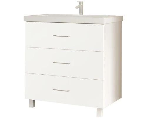 Тумба белый глянец 79 см Marka One Mix У69543