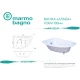 Ванна из литого мрамора 170x110 см L Marmo Bagno Альба MB-BL170-110