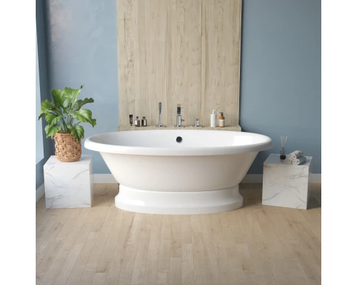 Ванна из литого мрамора 180x90 см Marmo Bagno Аззуро MB-A180-90