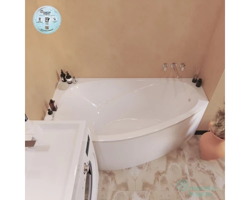 Ванна из литого мрамора 170x95 см L Marmo Bagno Турин MB-TL170-95