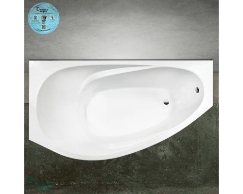 Ванна из литого мрамора 170x95 см L Marmo Bagno Турин MB-TL170-95