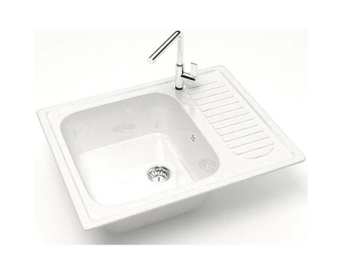 Кухонная мойка Marrbaxx Арлин Z15 белый лёд глянец Z015Q001