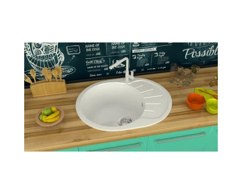 Кухонная мойка Marrbaxx Тейлор Z10 белый лёд глянец Z010Q001