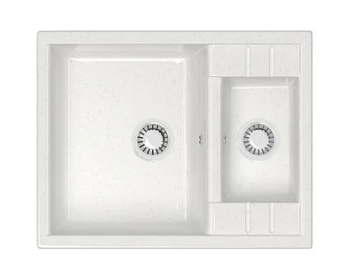 Кухонная мойка Marrbaxx Жаклин Z190 белый лёд глянец Z190Q001