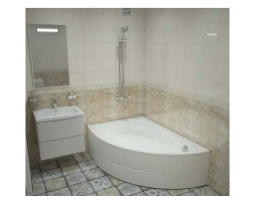 Акриловая ванна 150x100 см L Santek Гоа 1.WH11.2.033