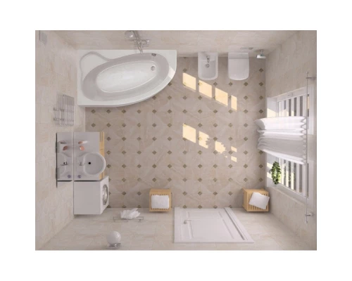 Акриловая ванна 170x110 см L Santek Эдера 1.WH11.1.995