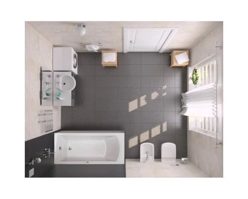 Акриловая ванна 160x75 см Santek Монако XL 1.WH11.1.978