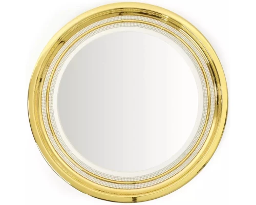 Зеркало 69x69 см белый декор золото Migliore Dubai 27495