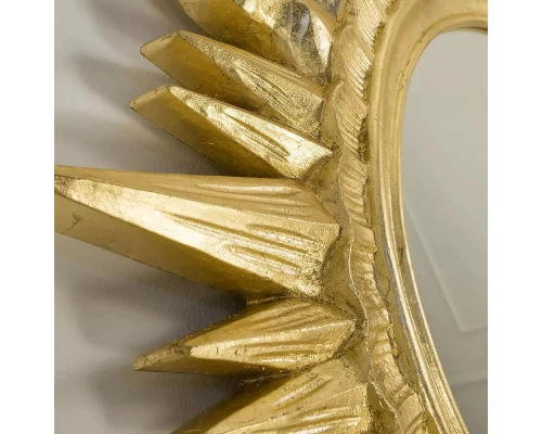 Зеркало 117x117 см золотой Migliore Солнышко 30581