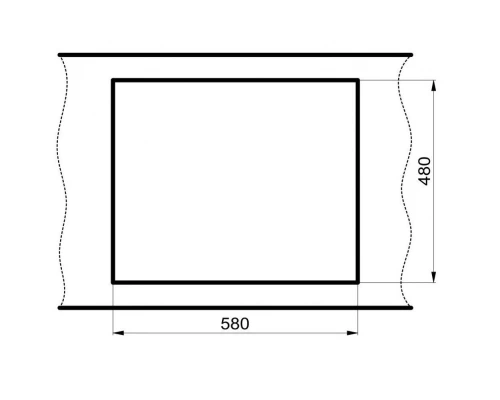 Кухонная мойка Milacio Navarra 60 серый металлик MC.77073