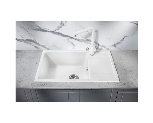 Кухонная мойка Milacio Navarra 78 белый MC.77052