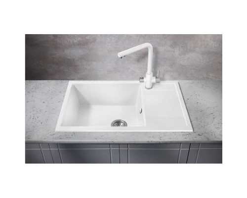 Кухонная мойка Milacio Navarra 78 белый MC.77052