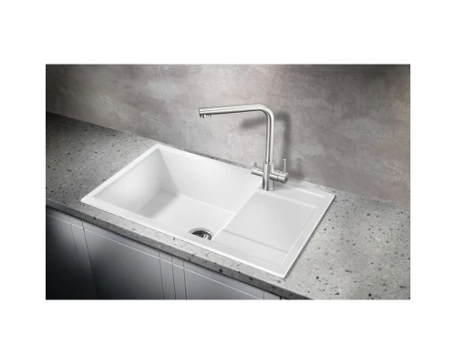 Кухонная мойка Milacio Navarra 78 белый MC.77052