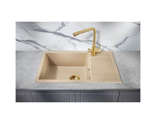Кухонная мойка Milacio Navarra 78 бежевый MC.77054