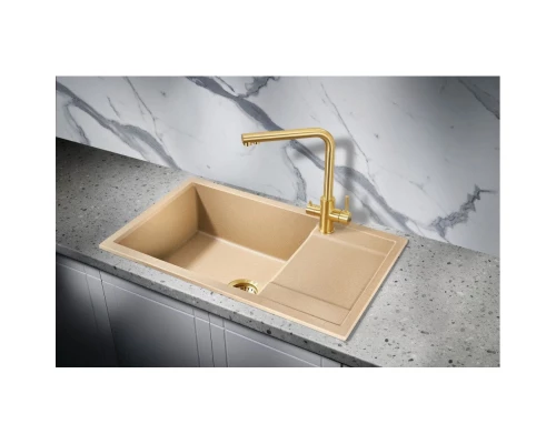 Кухонная мойка Milacio Navarra 78 бежевый MC.77054