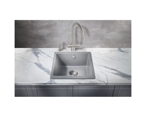 Кухонная мойка Milacio Leon 45 серый металлик MC.77093