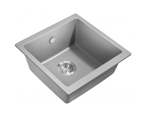 Кухонная мойка Milacio Leon 45 серый металлик MC.77093