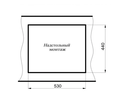 Кухонная мойка Milacio Leon 55 белый MC.77082
