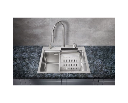 Кухонная мойка Milacio Denia 57 нержавеющая сталь MC.77400
