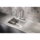 Кухонная мойка Milacio Denia 57 нержавеющая сталь MC.77400