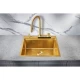 Кухонная мойка Milacio Denia 57 золотой матовый MC.77408