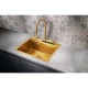 Кухонная мойка Milacio Denia 57 золотой матовый MC.77408