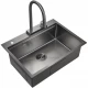 Кухонная мойка Milacio Denia 68 вороненая сталь MC.77419