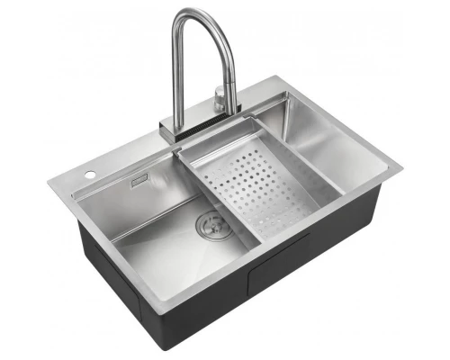 Кухонная мойка Milacio Denia 75 нержавеющая сталь MC.77420