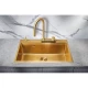 Кухонная мойка Milacio Denia 75 золотой матовый MC.77428