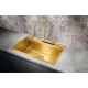 Кухонная мойка Milacio Denia 75 золотой матовый MC.77428