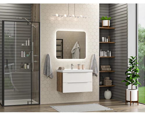 Тумба под раковину Misty Карат - 80 подвесная