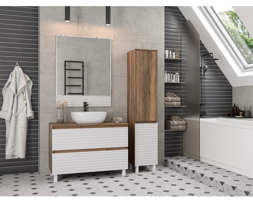 Зеркало Brevita Dakota - 80 (белое)