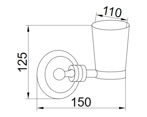 Стакан Boheme Hermitage 10353