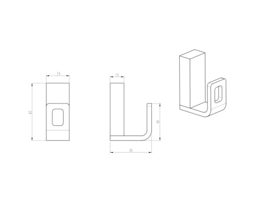 Крючок Boheme Q 10946-G-B