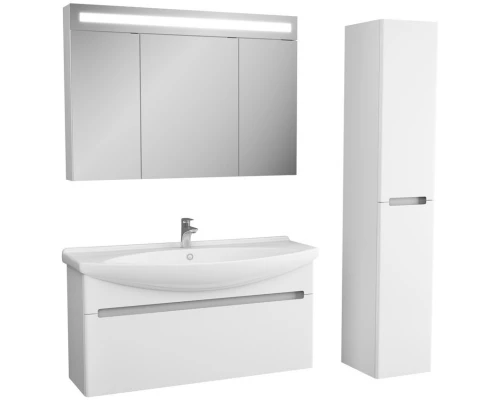 Зеркальный шкаф белый 105x80 см OWL 1975 Lagerta OW08.05.00