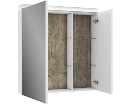 Зеркальный шкаф 81x84 см белый OWL 1975 Ragnar OW02.04.00